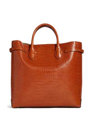 GUESS Cristina Croc Leather Tote Cognac 15 680