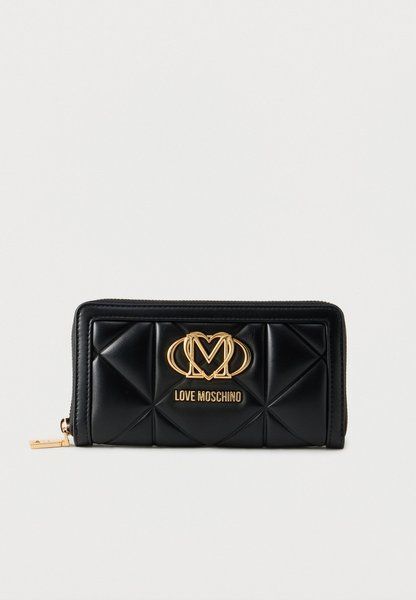MOSCHINO Embossed Wallet Black BLACK JC5644PP1O-000 &mdash; фото 1 з 4
