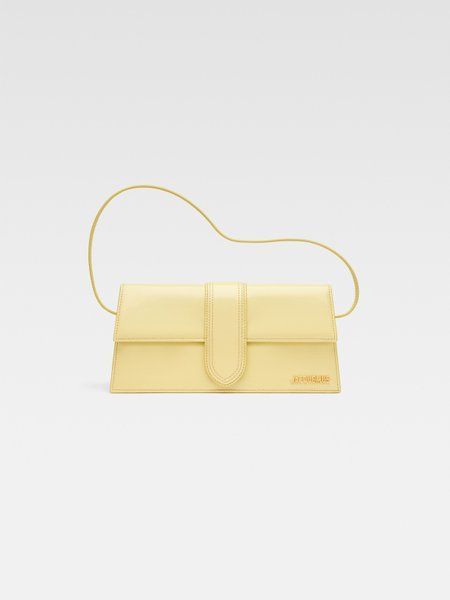 Jacquemus Le Bambino long &mdash; Long flap bag Pale yellow 221BA013-3128-205 &mdash; фото 1 з 5