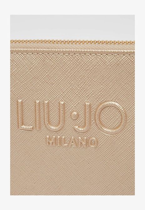LIU JO Medium With Logo Clutch Gold GOLD BG138001LJ &mdash; фото 4 из 4