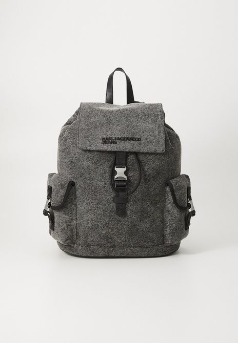 KARL LAGERFELD Washed Utility Backpack Backpack Washed Black Washed black A3M30251 &mdash; фото 2 из 5