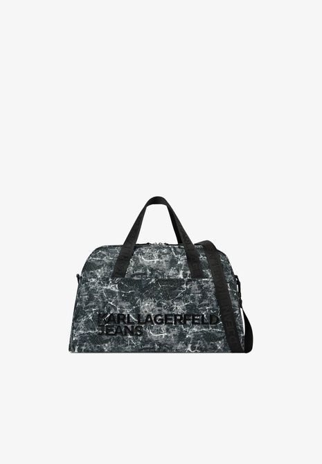 KARL LAGERFELD Logo Ice Gym Weekend Bag Klj Iced Aop B4M30300-C09 &mdash; фото 2 из 5