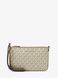 MICHAEL KORS Jet Set Small Metallic Signature Logo Wristlet PALE GOLD 35T5GTVW1M &mdash; фото 1 из 6