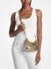 MICHAEL KORS Jet Set Travel Extra-Small Metallic Convertible Crossbody Bag PALE GOLD 35F5GTVC9M &mdash; фото 3 из 3