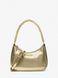 MICHAEL KORS Jet Set Travel Extra-Small Metallic Convertible Crossbody Bag PALE GOLD 35F5GTVC9M &mdash; фото 1 из 3