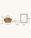 JW PEI Hana Mini Tote Bag Latte Color BG107697JWP &mdash; фото 6 из 7