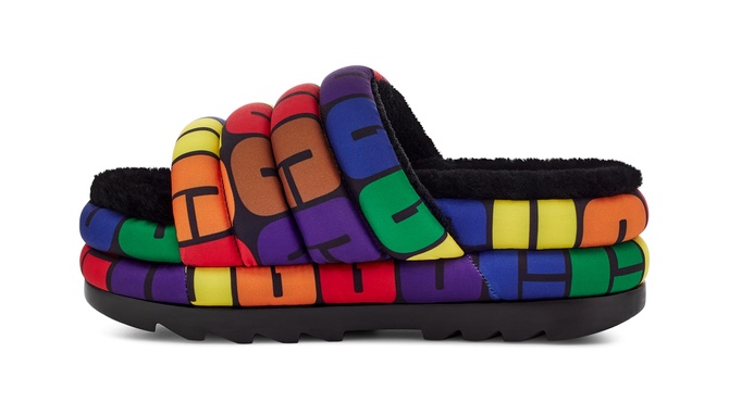 Pride Slide Sandal Rainbow Logo UGG — Фото, Картинка BAG❤BAG Купить оригинал Украина, Киев, Житомир, Львов, Одесса ❤bag-bag.com.ua