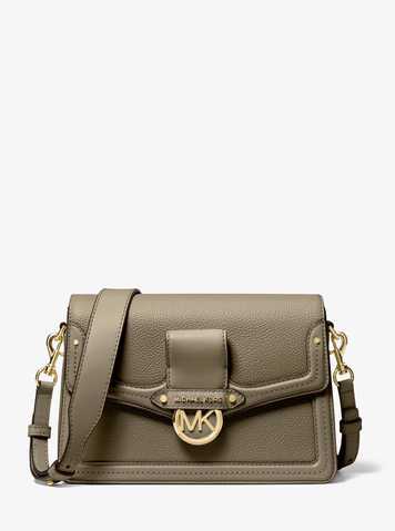 michael kors jessie medium pebbled leather shoulder bag