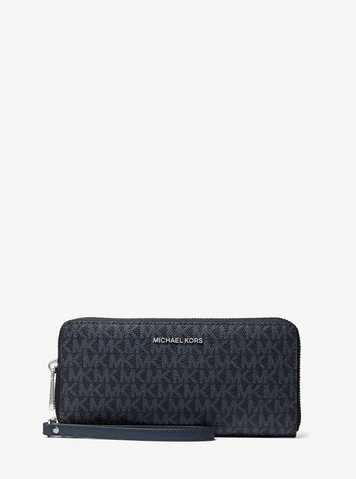 michael kors large logo wallet