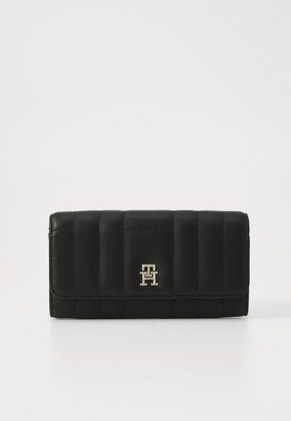 TOMMY HILFIGER Feminine Flap Wallet Black BLACK AW0AW17475 &mdash; фото 1 з 4