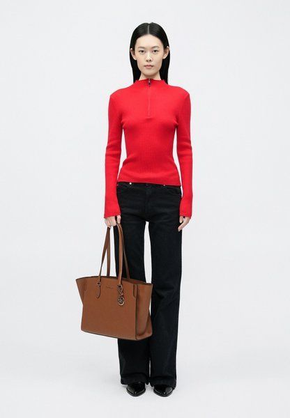 MICHAEL KORS Becca Tote Handbag Light Brown LIGHT BROWN 30R6GQ6T7L-230 &mdash; фото 1 з 5