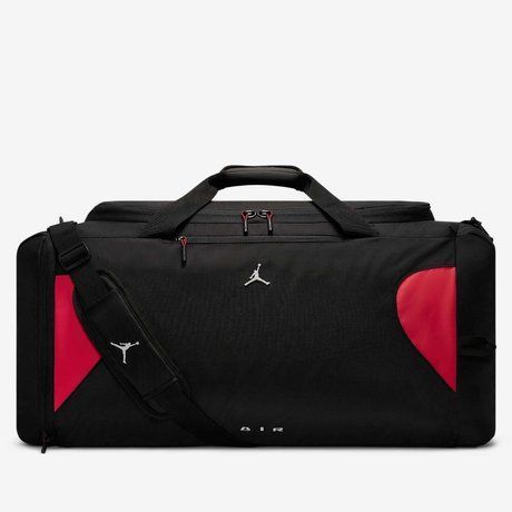 Jordan Element Duffel (92.6L) Black / Gym red LM9196-KR5 &mdash; фото 1 из 9
