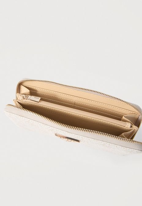 GUESS Laurel Large Zip Around Wallet Bone Bone SWSG7459146-BNN &mdash; фото 3 из 4