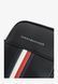 TOMMY HILFIGER Tommy Hilfiger Signature Tape Crossbody Reporter Bag Cross Body Bag BLACK BG146483TH &mdash; фото 5 з 5