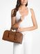 MICHAEL KORS Jet Set Travel Medium Logo Embossed Leather Duffel Crossbody Bag LUGGAGE 30S6GTVS6L &mdash; фото 6 з 6
