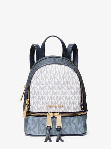 michael kors rhea backpack navy