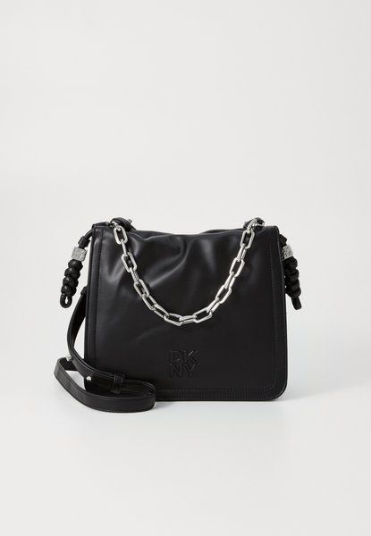 DKNY Halle Crossbody Handbag Black / Silver-coloured R52EZK57 &mdash; фото 1 з 5