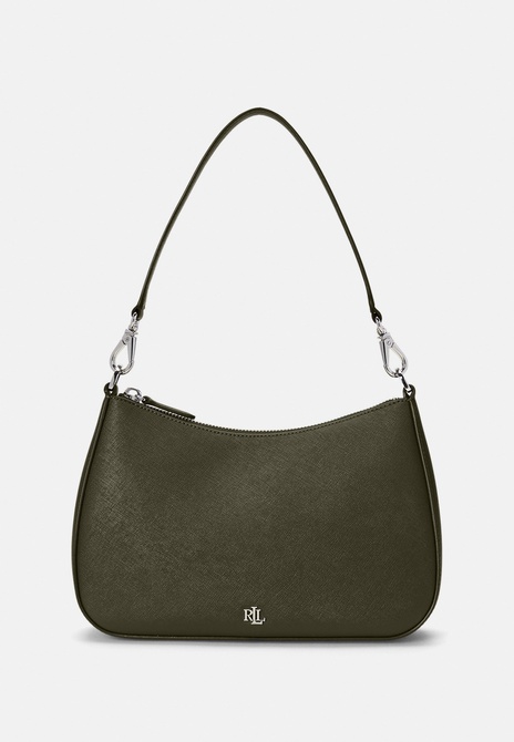 CROSSHATCH LEATHER MEDIUM DANNI Bag - Handbag DARK OLIVE RALPH LAUREN — Фото, Картинка BAG❤BAG Купить оригинал Украина, Киев, Житомир, Львов, Одесса ❤bag-bag.com.ua