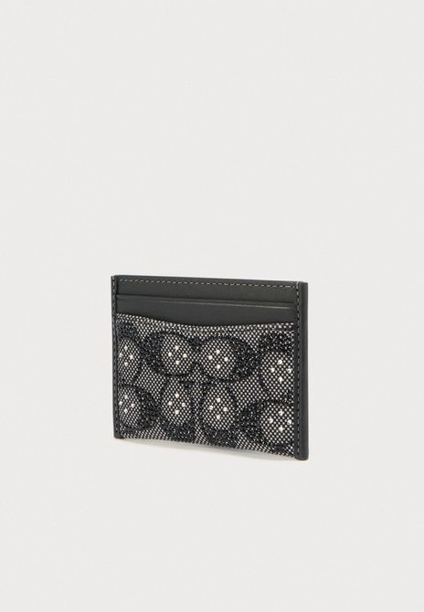 COACH Signature Essential Card Case Wallet Black BLACK CCD08-LHBLK &mdash; фото 2 з 4