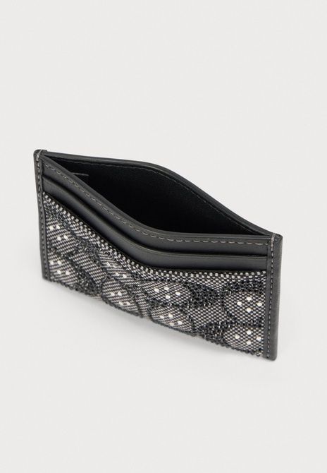COACH Signature Essential Card Case Wallet Black BLACK CCD08-LHBLK &mdash; фото 3 з 4