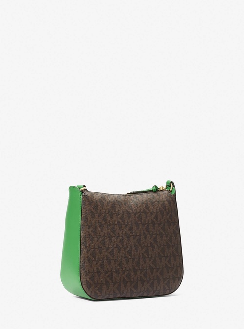 Samira Large Signature Logo Messenger Bag PALM GREEN MICHAEL KORS — Фото, Картинка BAG❤BAG Придбати оригінал Україна, Київ, Житомир, Львів, Одеса ❤bag-bag.com.ua