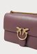 Pinko Love One Classic Cross Body Bag Cioccolato Amaro / Antique Gold-Coloured 100941A0F1-L86Q &mdash; фото 4 з 4