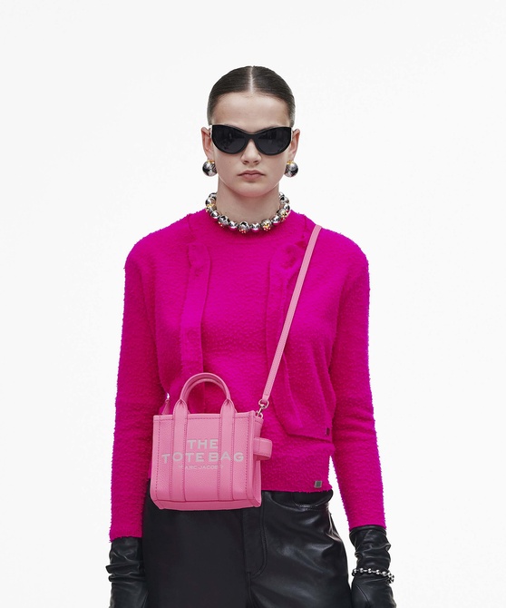 The Leather Crossbody Tote Bag PETAL PINK MARC JACOBS — Фото, Картинка BAG❤BAG Купить оригинал Украина, Киев, Житомир, Львов, Одесса ❤bag-bag.com.ua