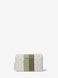 Small Logo Stripe Wallet LIGHT SAGE / OLIVE MICHAEL KORS — 1/4 Фото, Картинка BAG❤BAG Купить оригинал Украина, Киев, Житомир, Львов, Одесса ❤bag-bag.com.ua