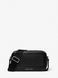 MICHAEL KORS Hudson Grommeted Leather Crossbody Bag BLACK 33F5SHDM5O &mdash; фото 1 из 3