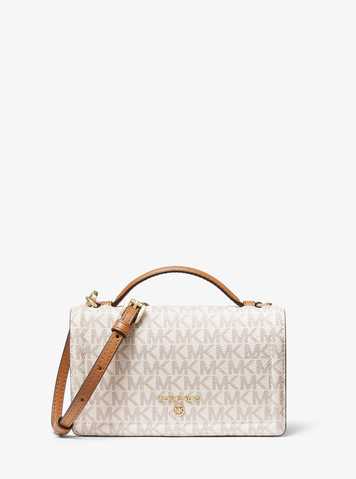 michael kors jet set small logo smartphone crossbody bag