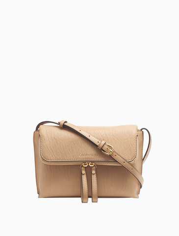 calvin klein elaine zip medium crossbody bag