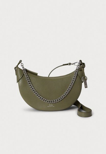 RALPH LAUREN Polo Id Leather Mini Chain Bag Handbag Basil Basil 428977210-006 &mdash; фото 1 из 5