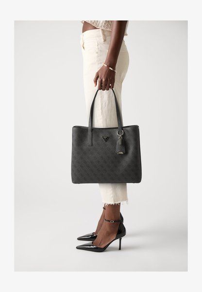 GUESS Meridian Girlfriend Tote Tote Bag Coal COAL HWSG6974230-CLO &mdash; фото 1 из 6