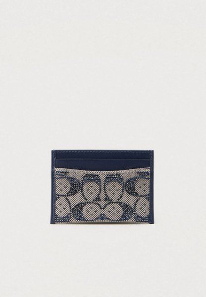 COACH Signature Essential Card Case Wallet Dark Blue Dark Blue CCD08-B4/CK &mdash; фото 1 з 4