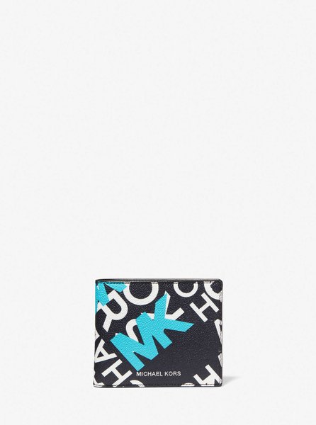 Hudson Scatter Logo Billfold Wallet MIDNIGHT MICHAEL KORS — Фото, Картинка BAG❤BAG Купить оригинал Украина, Киев, Житомир, Львов, Одесса ❤bag-bag.com.ua