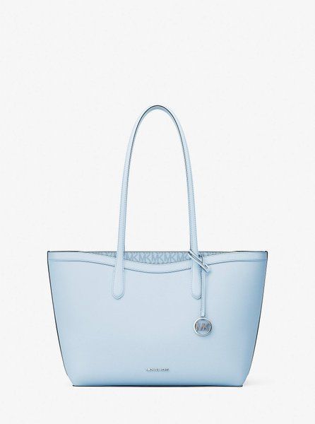 MICHAEL KORS Arden Large Pebbled Leather Tote Bag PALE OCEAN 35S6S4XT3L &mdash; фото 1 из 5