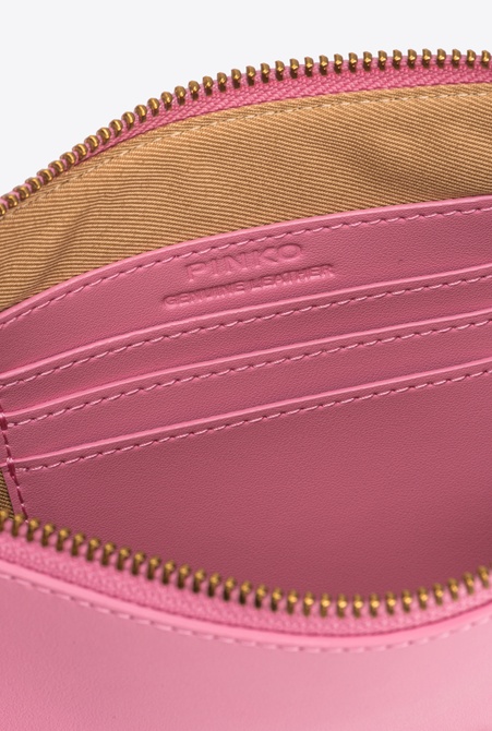 Horizontal Flat Bag in leather MARINE PINK-ANTIQUE GOLD Pinko — Фото, Картинка BAG❤BAG Купить оригинал Украина, Киев, Житомир, Львов, Одесса ❤bag-bag.com.ua