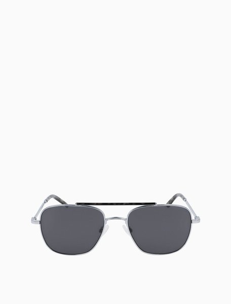 Metal Aviator Sunglasses Light gunmetal / Charcoal Calvin Klein — Фото, Картинка BAG❤BAG Купить оригинал Украина, Киев, Житомир, Львов, Одесса ❤bag-bag.com.ua