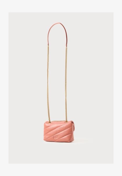 Pinko Love Puff Baby Cross Body Bag Marrone / Gold-Coloured 100040A0F2-L21Q &mdash; фото 2 из 4