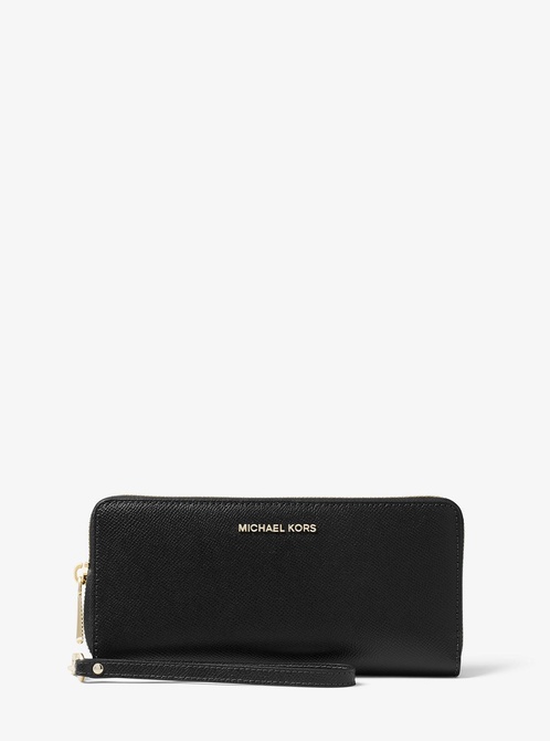 Leather Continental Wristlet BLACK MICHAEL KORS — Фото, Картинка BAG❤BAG Купить оригинал Украина, Киев, Житомир, Львов, Одесса ❤bag-bag.com.ua