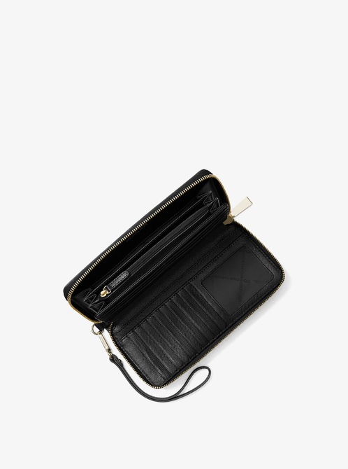 Leather Continental Wristlet BLACK MICHAEL KORS — Фото, Картинка BAG❤BAG Придбати оригінал Україна, Київ, Житомир, Львів, Одеса ❤bag-bag.com.ua