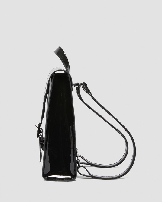 Patent Leather Mini Backpack BLACK PATENT LAMPER Dr. Martens — Фото, Картинка BAG❤BAG Купить оригинал Украина, Киев, Житомир, Львов, Одесса ❤bag-bag.com.ua