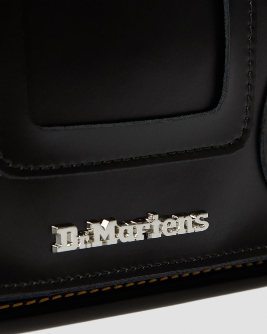 11 inch Leather Messenger Bag BLACK KIEV & SMOOTH;Black NAPPA+KIEV Dr. Martens — Фото, Картинка BAG❤BAG Купить оригинал Украина, Киев, Житомир, Львов, Одесса ❤bag-bag.com.ua
