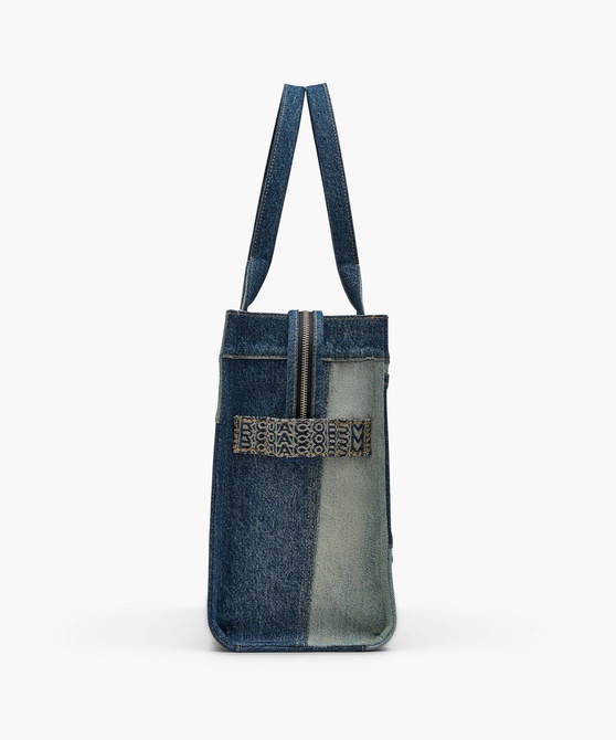 The Deconstructed Denim Large Tote Bag Indigo multi MARC JACOBS — Фото, Картинка BAG❤BAG Купить оригинал Украина, Киев, Житомир, Львов, Одесса ❤bag-bag.com.ua