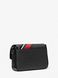 Bradshaw Medium Logo Embossed Stripe Messenger Bag BLACK COMBO MICHAEL KORS — 3/4 Фото, Картинка BAG❤BAG Купить оригинал Украина, Киев, Житомир, Львов, Одесса ❤bag-bag.com.ua