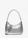 MICHAEL KORS Jet Set Travel Small Metallic Convertible Crossbody Bag SILVER 35F5STVC9M &mdash; фото 1 из 3