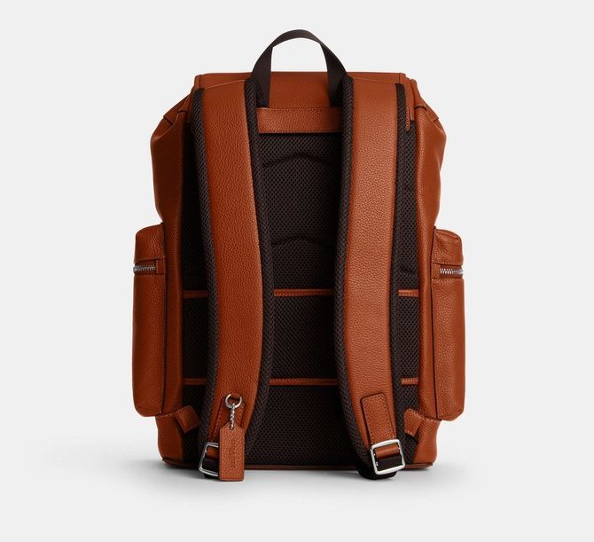 COACH Sprint Backpack Silver / Amber Brown CET18 &mdash; фото 5 из 5