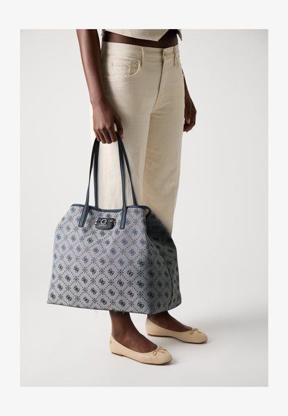 GUESS Neda Large Tote Tote Bag Navy NAVY HWJP9654240 &mdash; фото 1 из 7