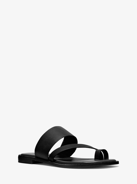 Pratt Leather Sandal BLACK MICHAEL KORS — Фото, Картинка BAG❤BAG Купить оригинал Украина, Киев, Житомир, Львов, Одесса ❤bag-bag.com.ua