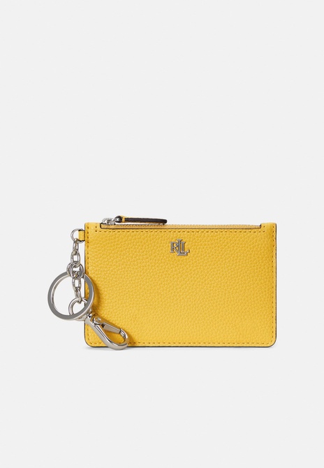 PEBBLED LEATHER ZIP CARD CASE - Wallet Golden sun RALPH LAUREN — Фото, Картинка BAG❤BAG Купить оригинал Украина, Киев, Житомир, Львов, Одесса ❤bag-bag.com.ua